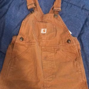 Carhartt overalls .